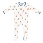 Kyte Baby Zippered Footie - Teddy Bear
