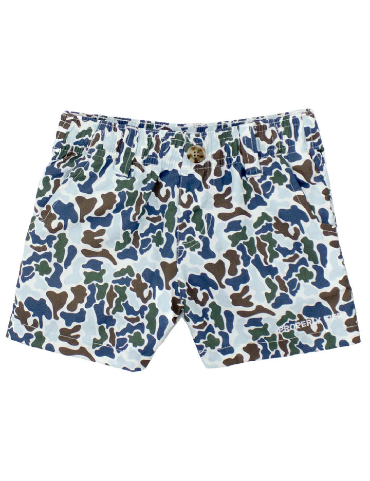 Properly Tied Boy's Mallard Short Terra Camo