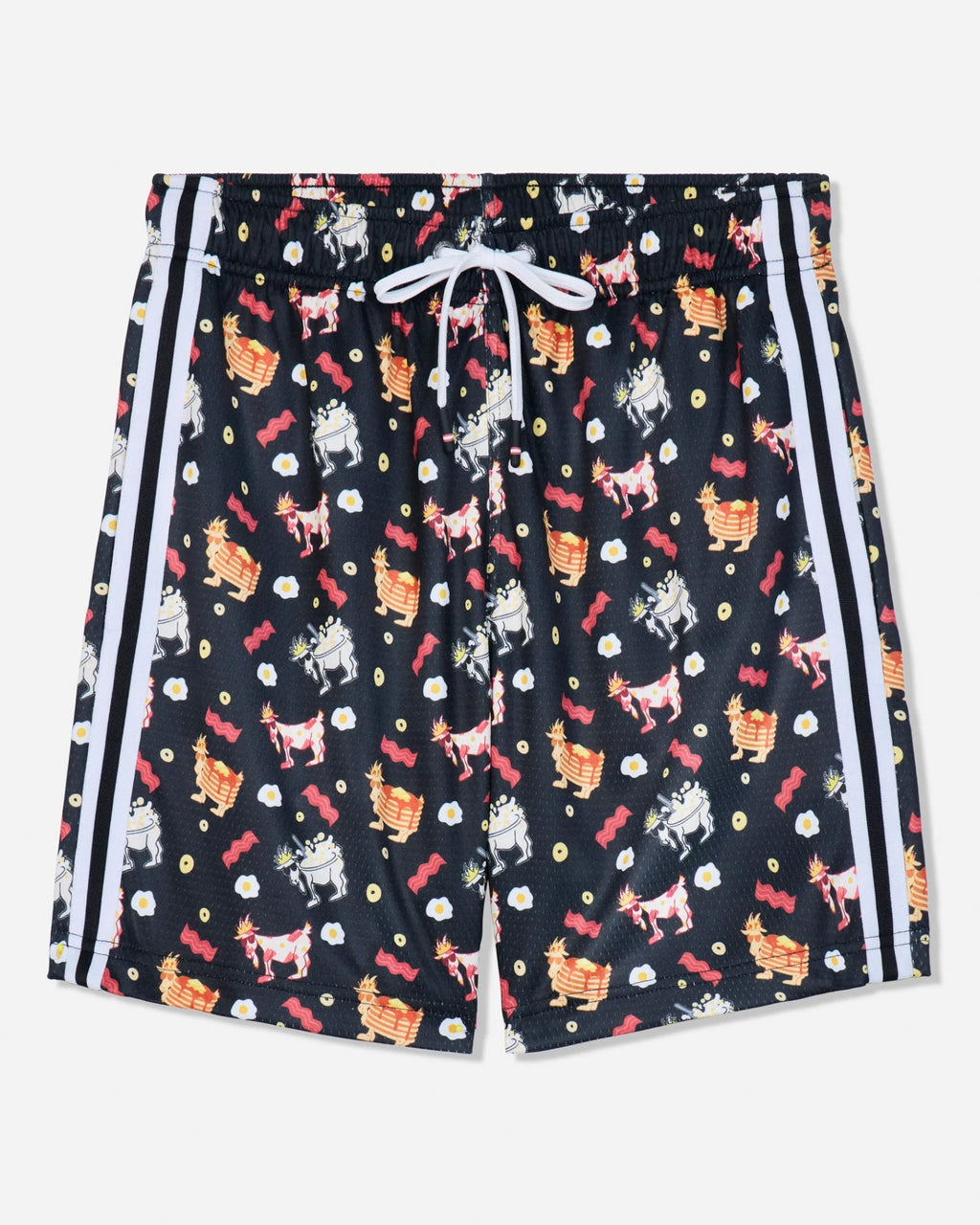 Goat USA Breakfast AOP Mesh Short Black