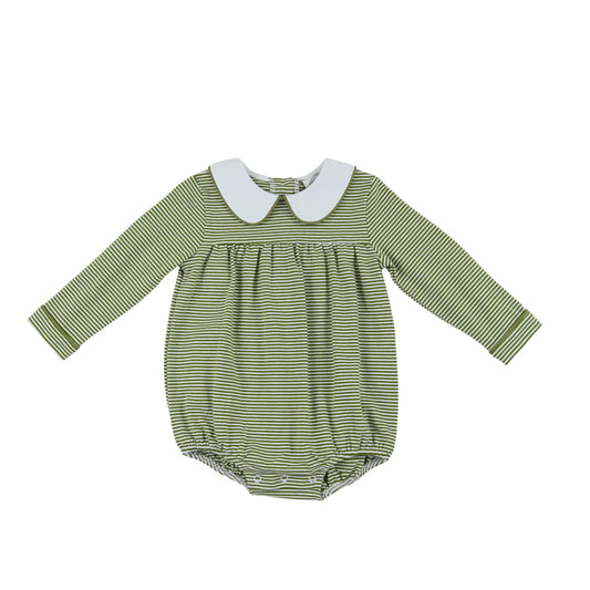 Christmas Toile & Stripe Boys Bubble