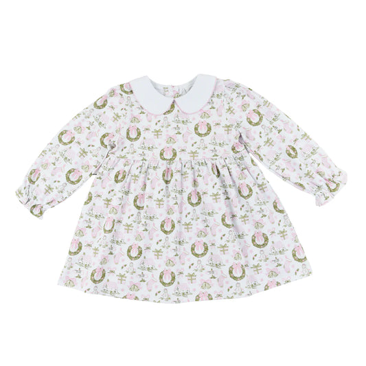 Christmas Toile Dress