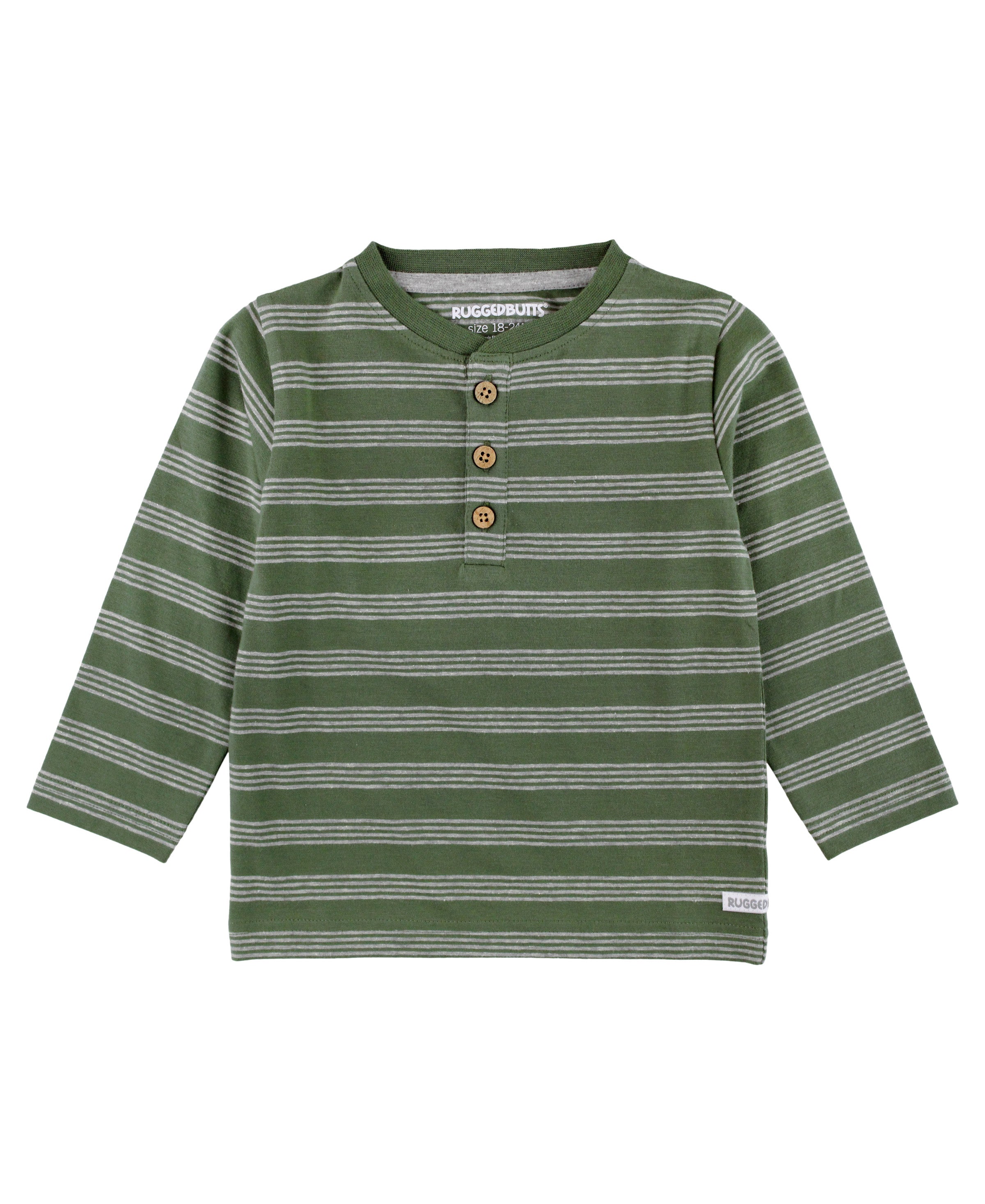 Knit Long Sleeve Henley Tee