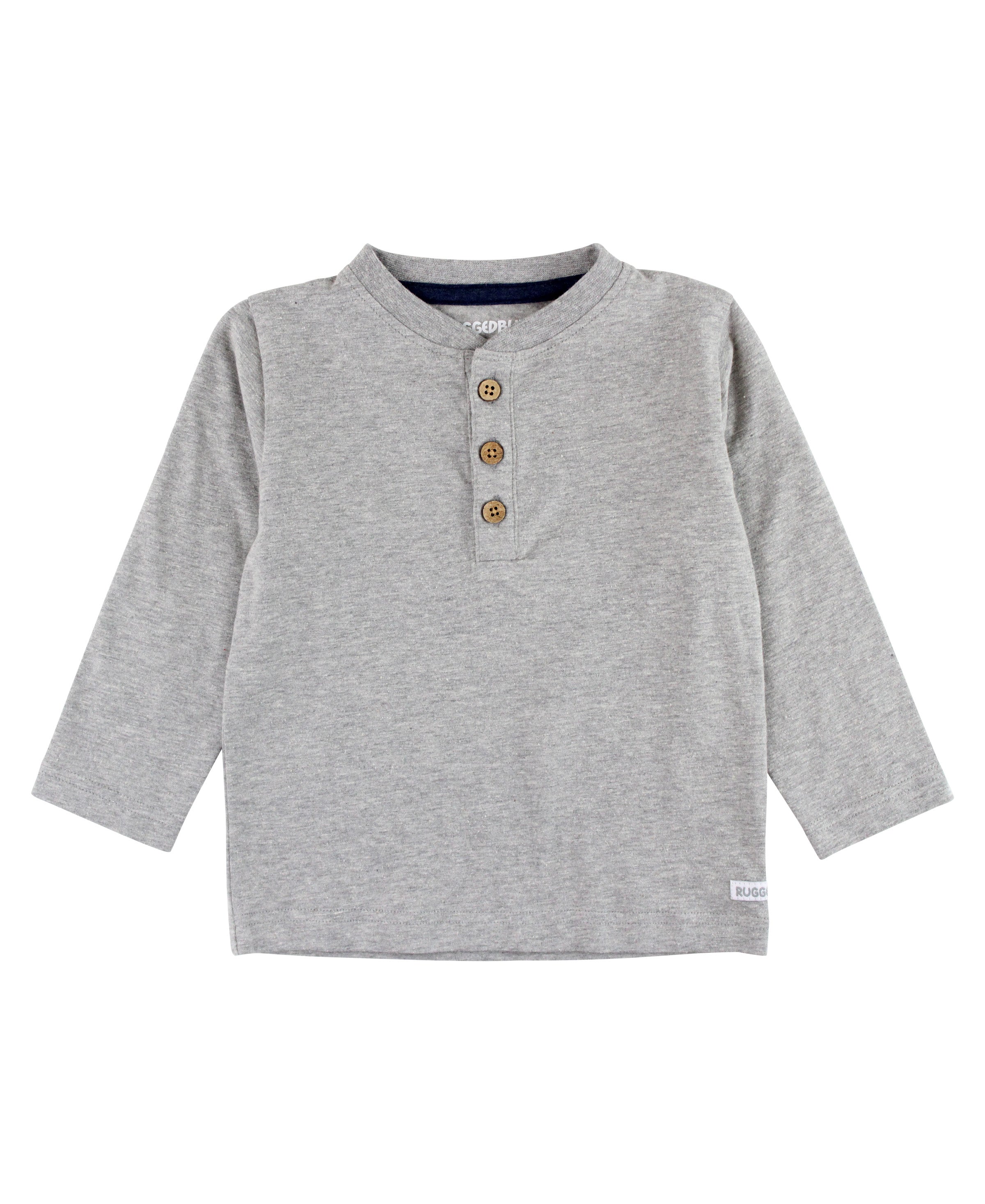 Knit Long Sleeve Henley Tee