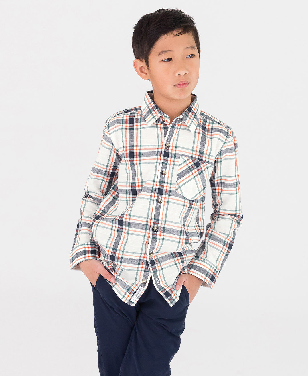 Long Sleeve Plaid Button Down