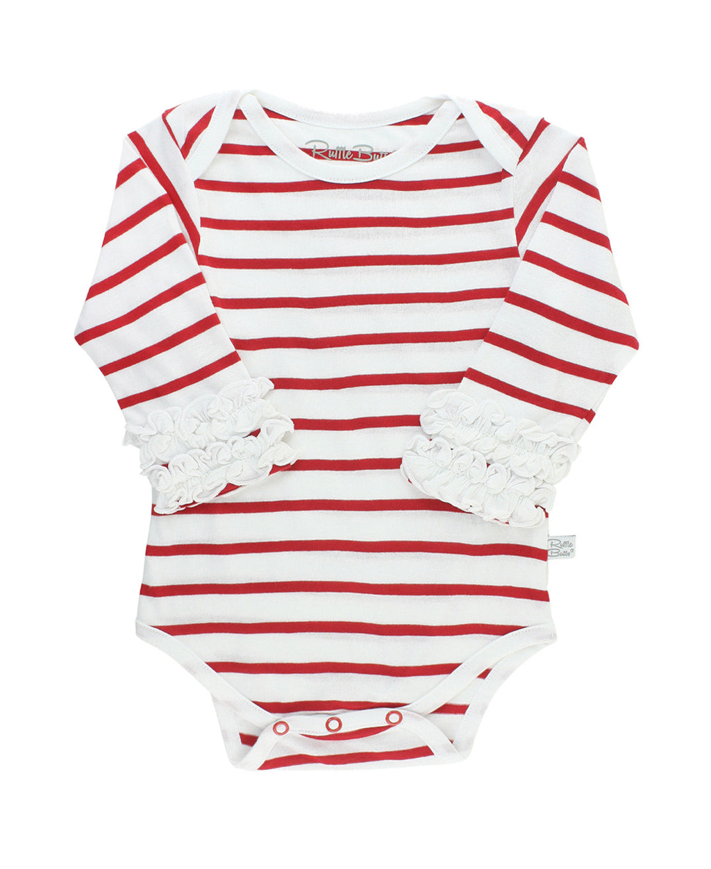 Knit Long Sleeve Ruffle Layering Bodysuit