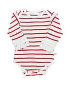 Knit Long Sleeve Ruffle Layering Bodysuit