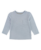 Ultra Soft Knit Long Sleeve Pocket Tee