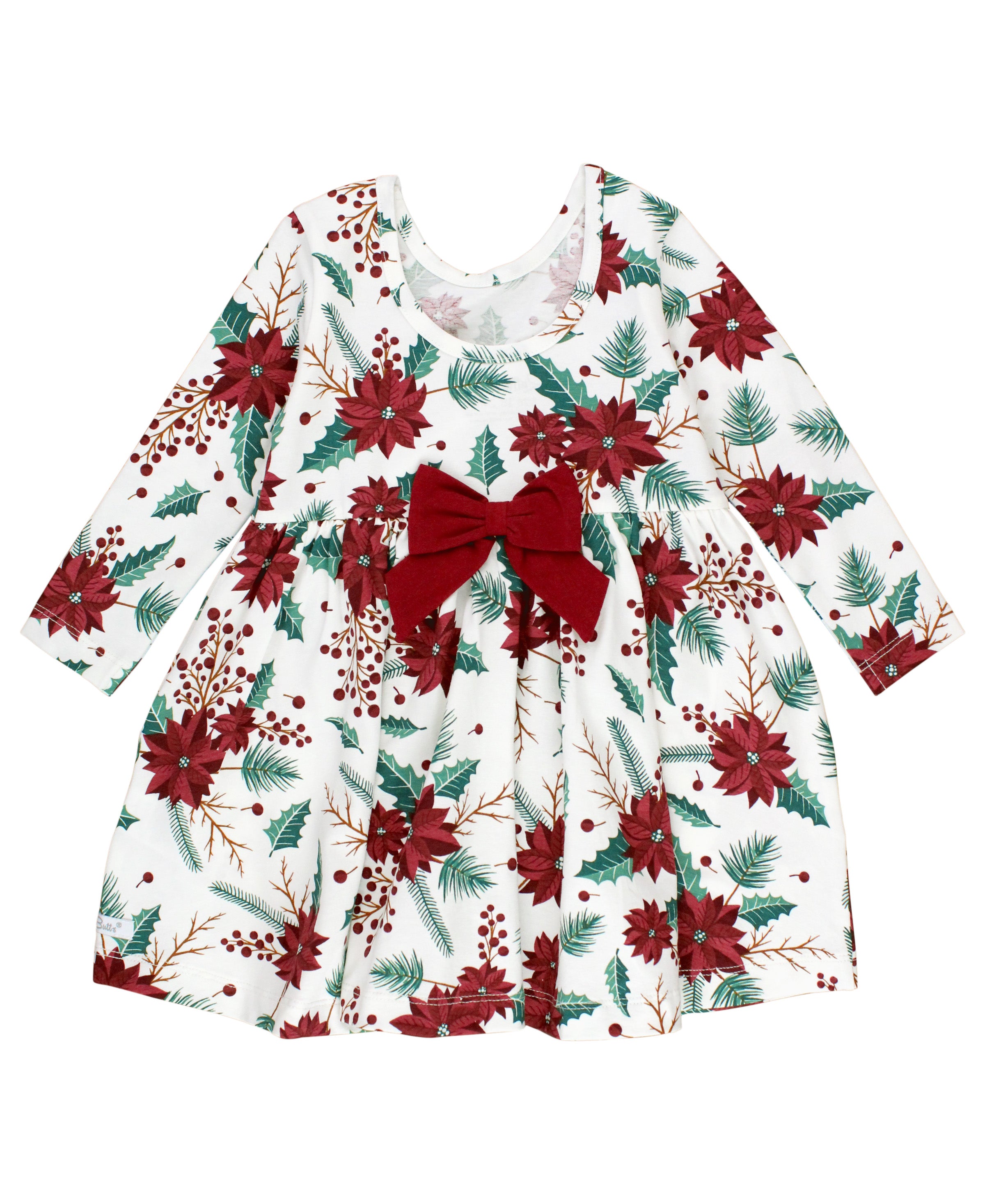 Merry & Bright Long Sleeve Twirl Dress