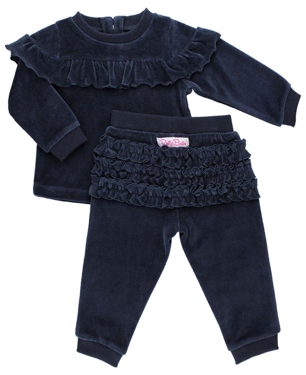 Girls Ruffle Jogger Set