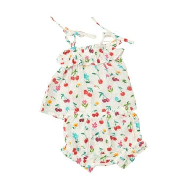Angel Dear Ruffle Top & Bloomer