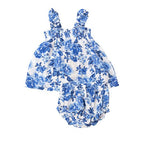Ruffly Strap Top & Bloomer Set