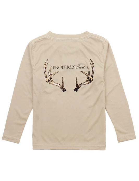 Properly Tied Performance Tee - Vintage Antler