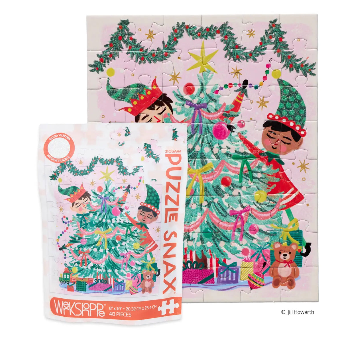Snaz Size Puzzle-Elfing Around 48 Piece