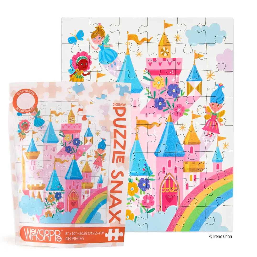 Snax Size Puzzle-Fairy Castle 48 Piece