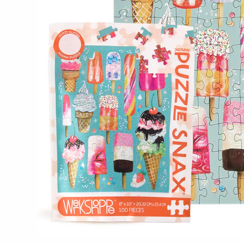 Snax Size Puzzle-Ice Cream & Pops 100 Piece