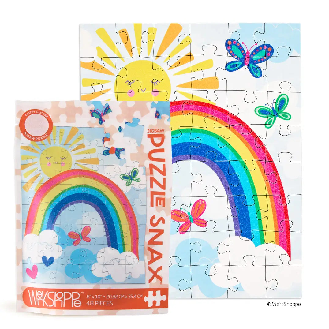 Snax Size Puzzle-Sunny Rainbow 48 Piece