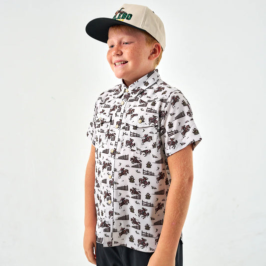 Burlebo Perfomance Western Shirt Cowboy Country