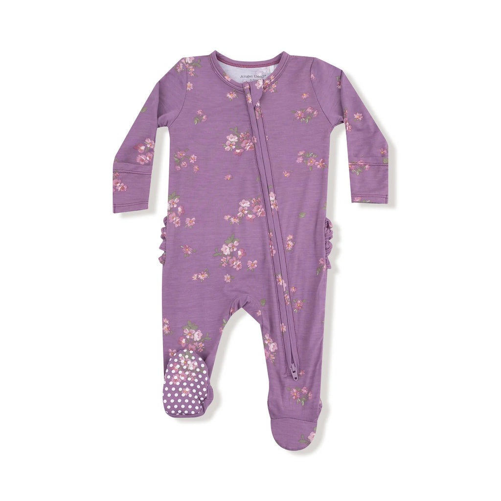 Woodsorrel Ruffle Back Footie