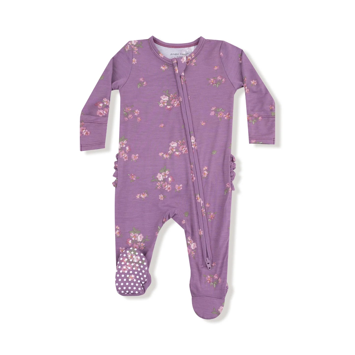 Woodsorrel Ruffle Back Footie