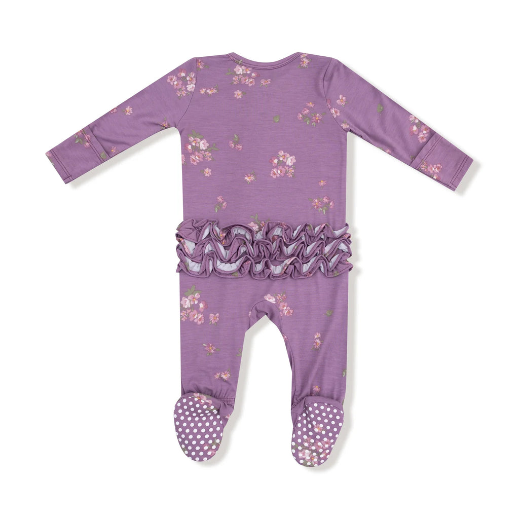 Woodsorrel Ruffle Back Footie