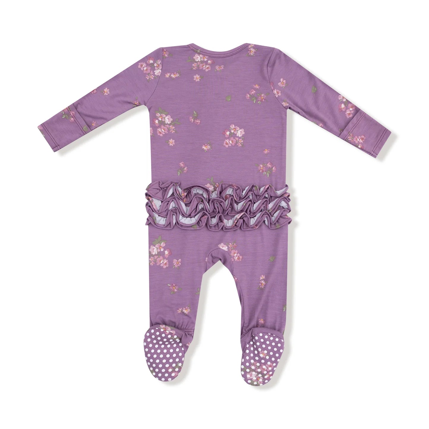 Woodsorrel Ruffle Back Footie