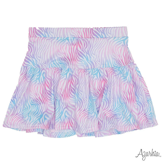 Azarhia Zebra Gathered Skort