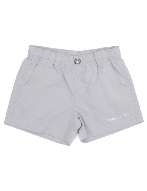 Properly Tied Mallard Shorts-Light Grey