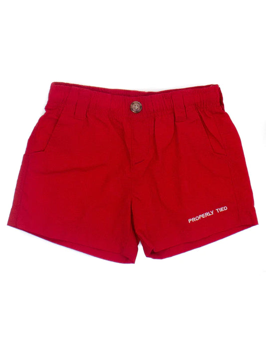 Properly Tied Mallard Shorts-Red
