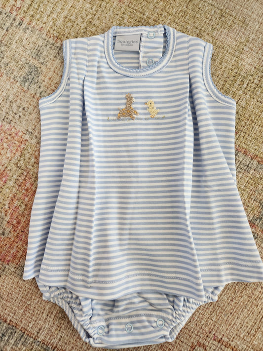 Squiggles Giraffe and Chick romper