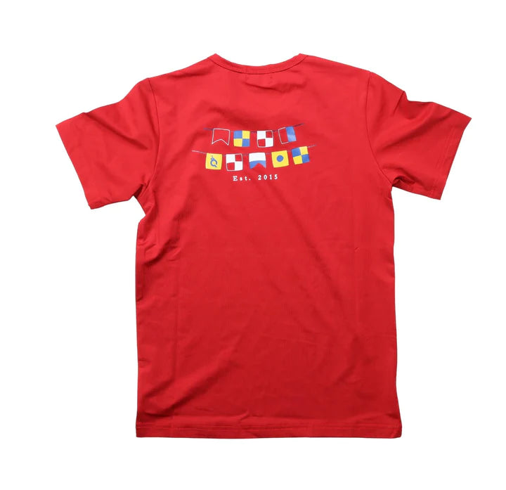 Blue Quail Nautical Flag Performance Tee