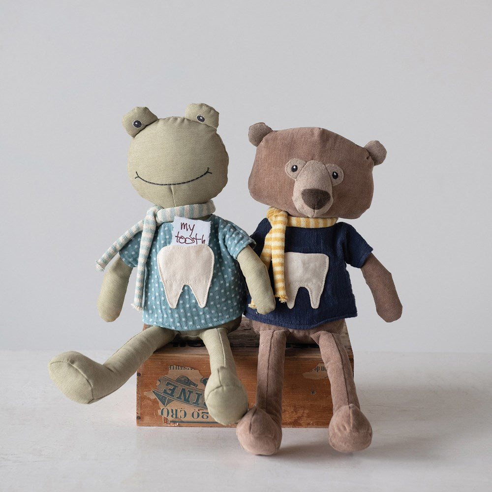 Tooth Fairy Frog Animal Pillow